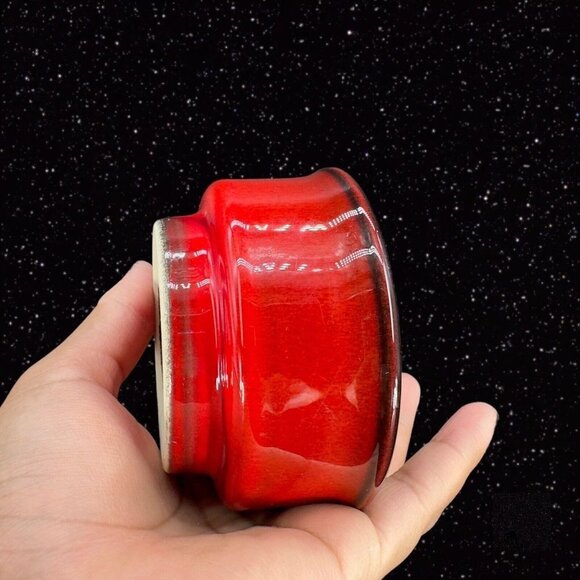 Villeroy and Boch Luxembourg Granada Bright Red Small Bowl Set 3 Dish Set VTG - Picture 6 of 15